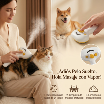 Cepillo de vapor para mascotas
