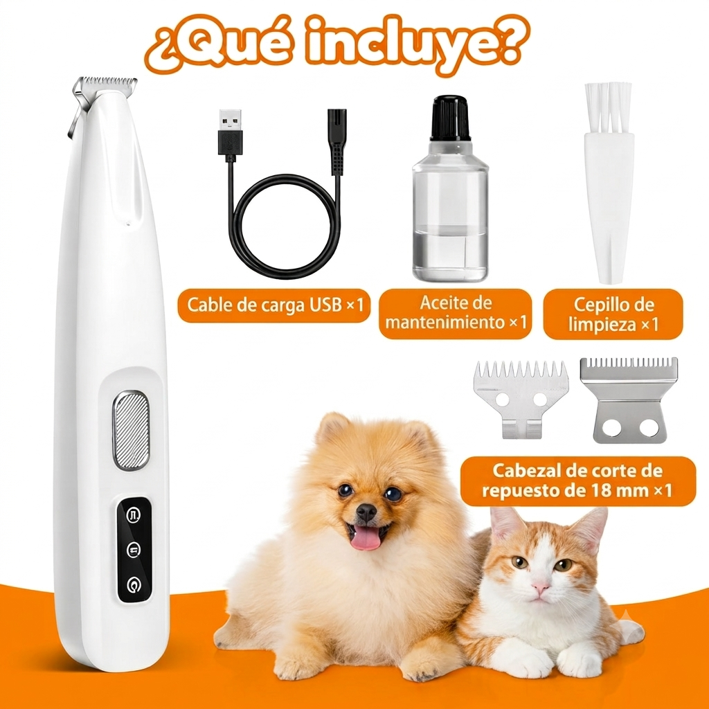 Recortadora de pelo de mascotas